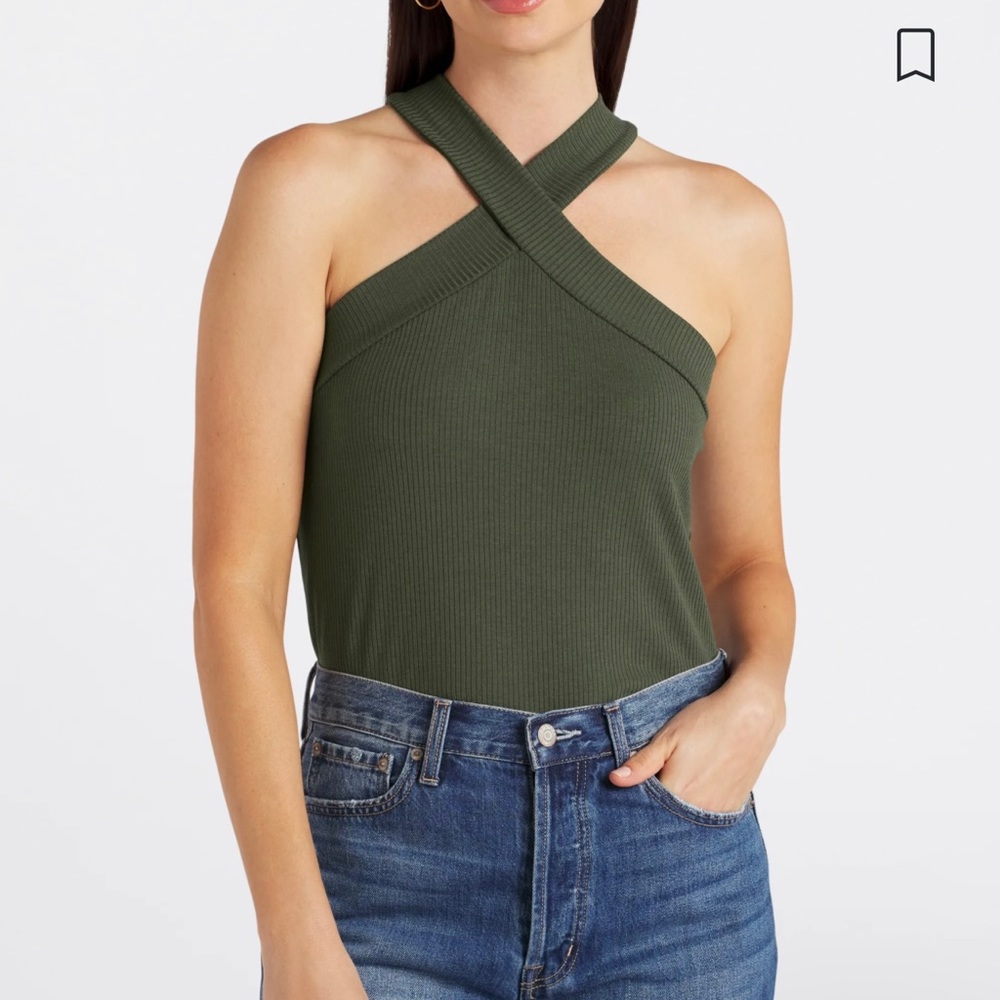 Sleeveless Halter Knit Top